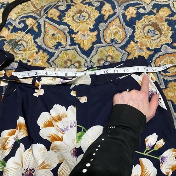 Shein Floral High Waisted Tie Pants - Picture 12 of 13